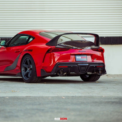 Seibon Carbon Fiber Rear Diffuser - Toyota Supra A90 2020+
