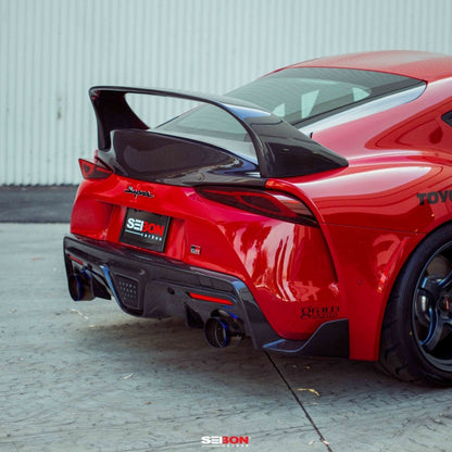 Seibon MB Style Carbon Fiber Rear Spoiler - Toyota Supra A90 2020+
