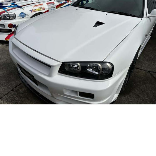 SHAFT AUTO SERVICE Type-6 Aero Bonnet (FRP) for Nissan Skyline (R34) 1999-2002