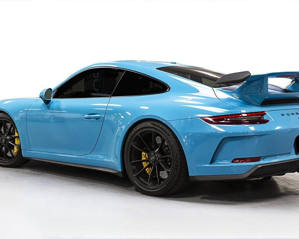 SOUL Performance Center Muffler Bypass Exhaust System with Straight Satin Black Tips for 991 Porsche 911 GT3 / GT3 RS / R