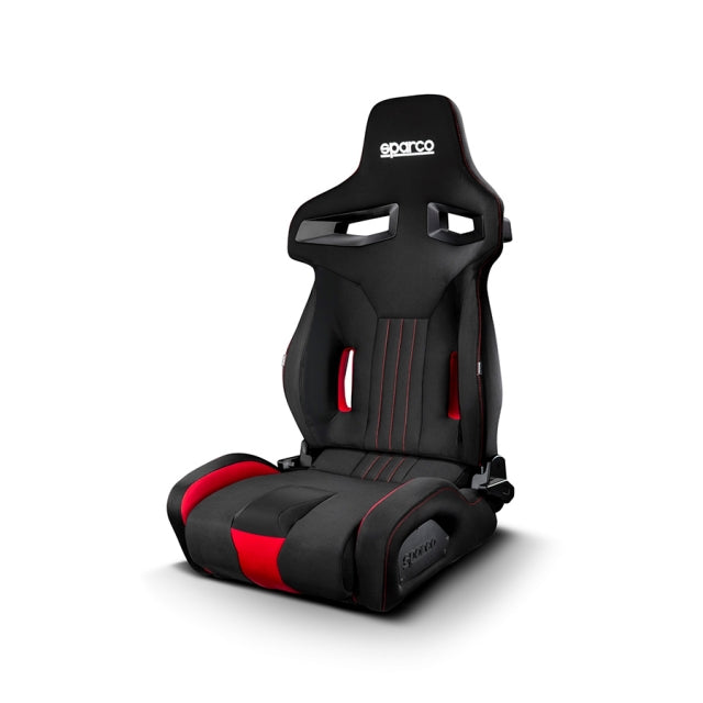 Sparco R333 (2022) Reclinable Seat - Black / Red Each (1)