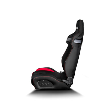 Sparco R333 (2022) Reclinable Seat - Black / Red Each (1)