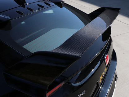 Seibon OEM Style Carbon Fiber Rear Center Spoiler - 17-21 Civic Type-R (FK8)