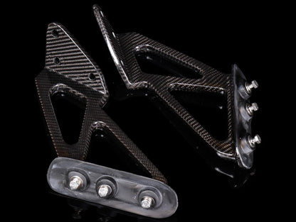 Seibon OEM Style Carbon Fiber Rear Spoiler Mounting Bracket - 2023+ Civic Type-R (FL5) (2)