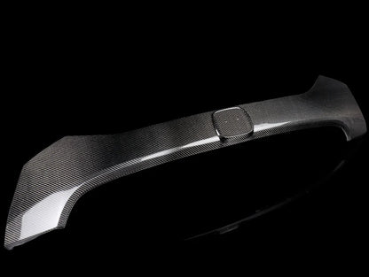 Seibon Carbon Fiber Rear License Trim - 17-21 Civic Type-R (FK8)