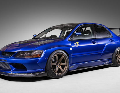 Solid & Joker Widebody 12k Carbon Lip for 2005-07 Mitsubishi Evo IX