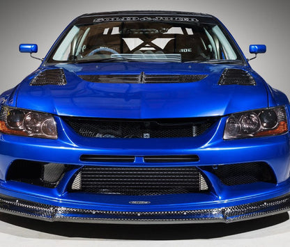 Solid & Joker Widebody 12k Carbon Lip for 2005-07 Mitsubishi Evo IX