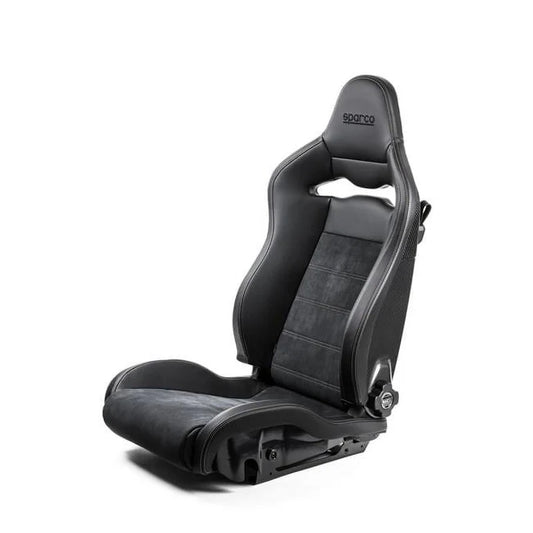 Sparco Seat SPX Special Edition Black/Grey w/ Matte Carbon Shell - Right (1) Each