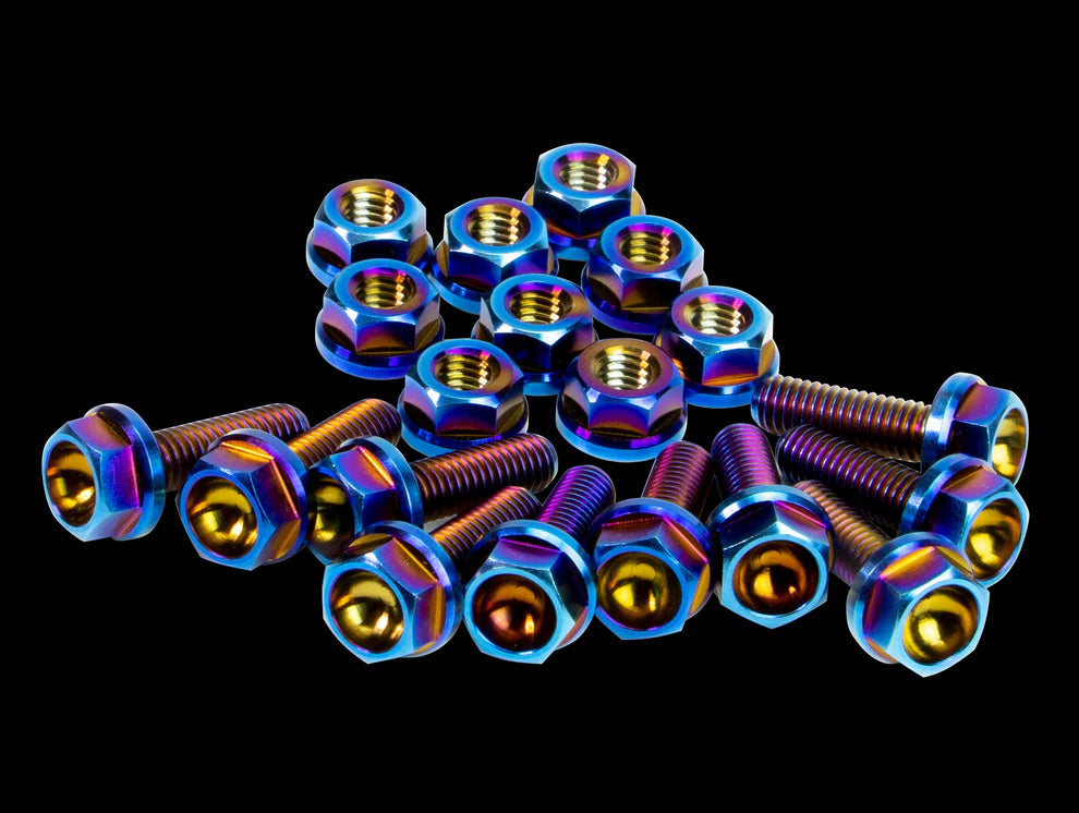 SpeedFactory Honda Titanium Oil Pan Hardware Kit Raw or Burnt