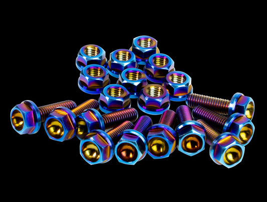 SpeedFactory Honda Titanium Oil Pan Hardware Kit Raw or Burnt