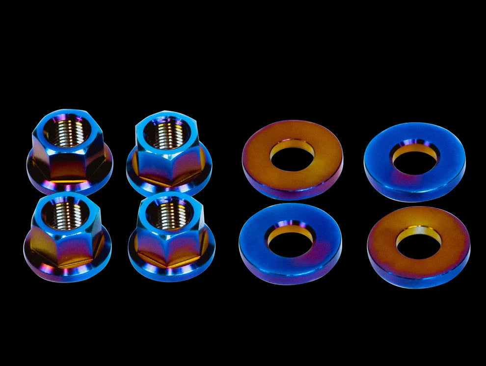 SpeedFactory Titanium Front Upper Control Arm Hardware Kit Raw or Burnt