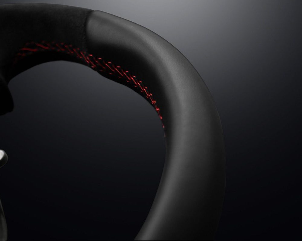 Mine’s Leather Steering Wheel for R35 Nissan GT-R