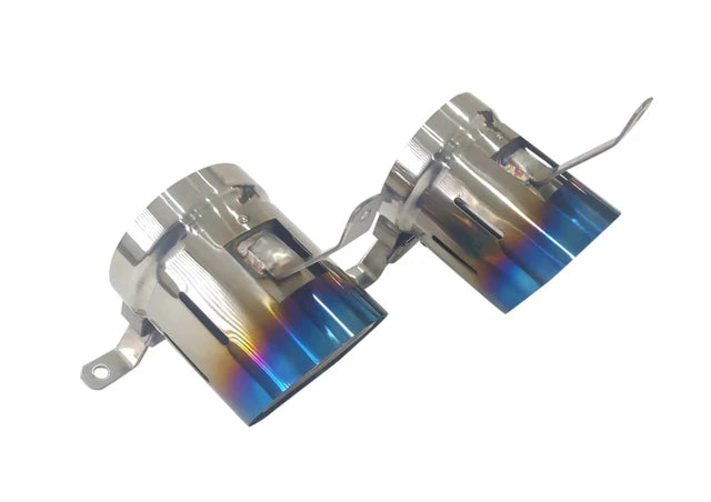 Ferrari 488 GTB Titanium Exhaust Tips Upgrade (2016–2020) – Blue or Purple | Top Speed Pro-1