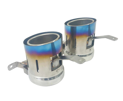 Ferrari 488 GTB Titanium Exhaust Tips Upgrade (2016–2020) – Blue or Purple | Top Speed Pro-1