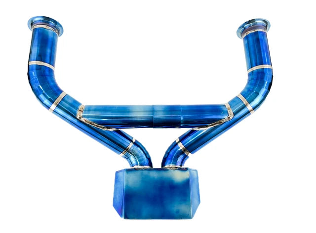 Lamborghini Aventador LP700-4 Full Blue Titanium Straight Pipe Exhaust System