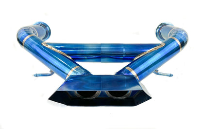 Lamborghini Aventador LP700-4 Full Blue Titanium Straight Pipe Exhaust System