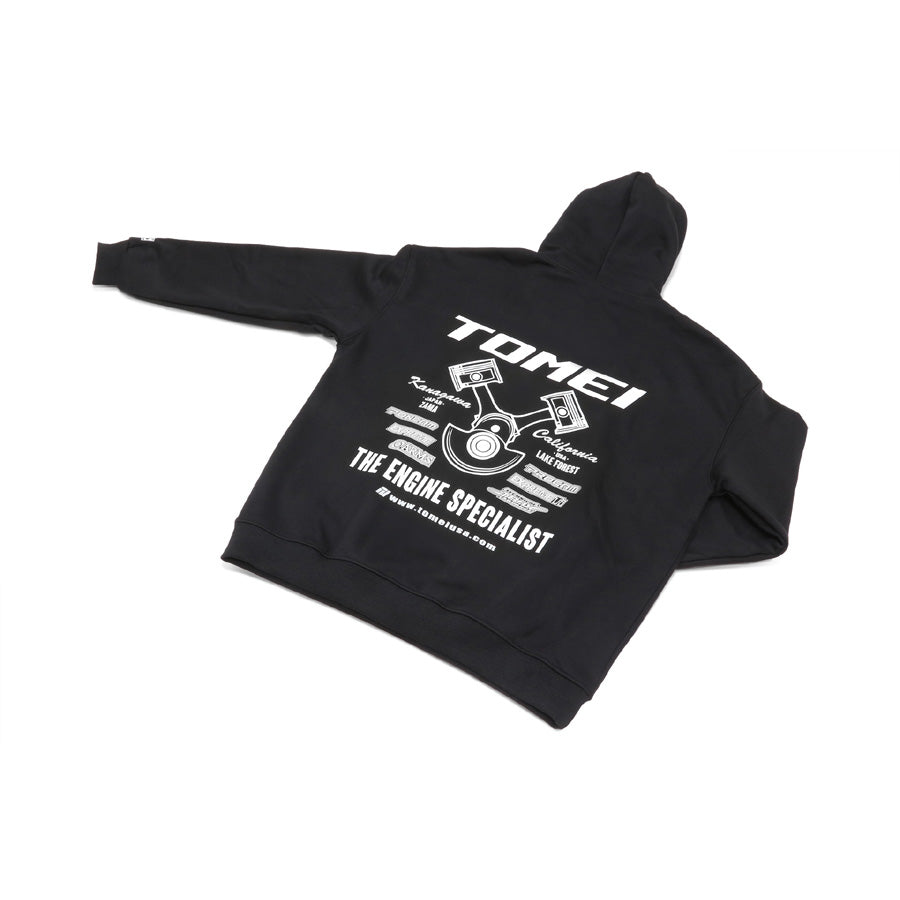 Tomei Hoodie - Black Available in All Sizes