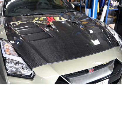 Top Secret MY17 Aero Hood (Dry Carbon) for Nissan GT-R (R35) 2017-2021