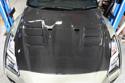 Top Secret MY17 Aero Hood (Dry Carbon) for Nissan GT-R (R35) 2017-2021