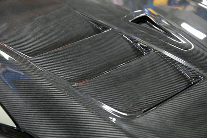 Top Secret MY17 Aero Hood (Dry Carbon) for Nissan GT-R (R35) 2017-2021