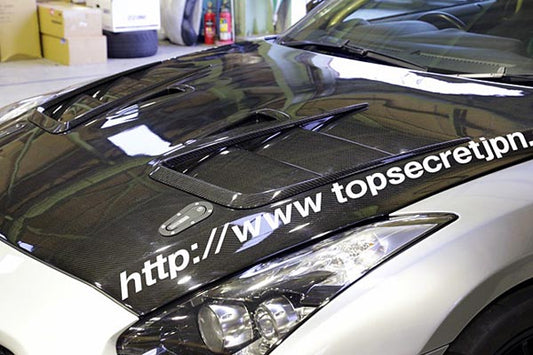 Top Secret Bonnet Duct Fin for Nissan GT-R (R35) 2009-2016