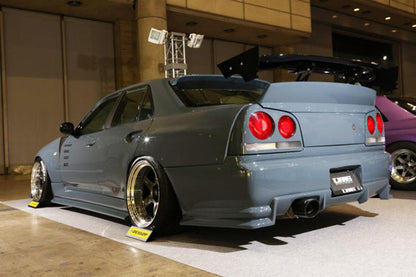 URAS 9P Super Wide Body Kit (FRP) for Nissan Skyline Sedan 4-Door (R34) 1999-2002