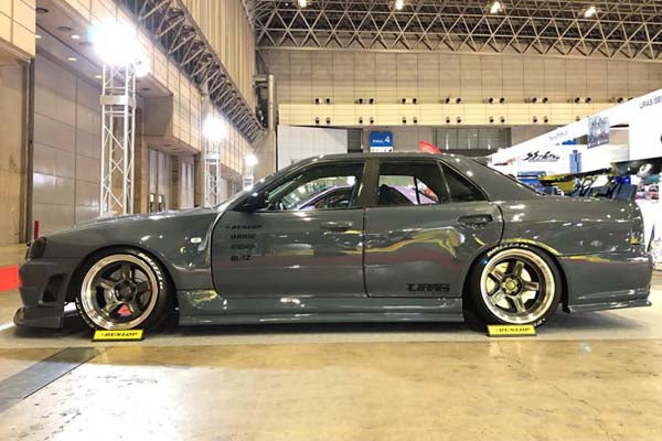 URAS 9P Super Wide Body Kit (FRP) for Nissan Skyline Sedan 4-Door (R34) 1999-2002