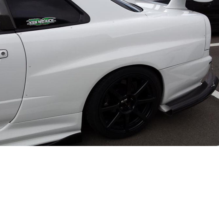 URAS Type-R Rear Fenders, 20mm Wide (FRP) for Nissan Skyline Coupe 2-Door (R34) 1999-2002