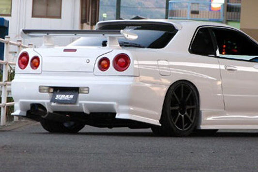 URAS Type-R Rear Fenders, 20mm Wide (FRP) for Nissan Skyline Coupe 2-Door (R34) 1999-2002
