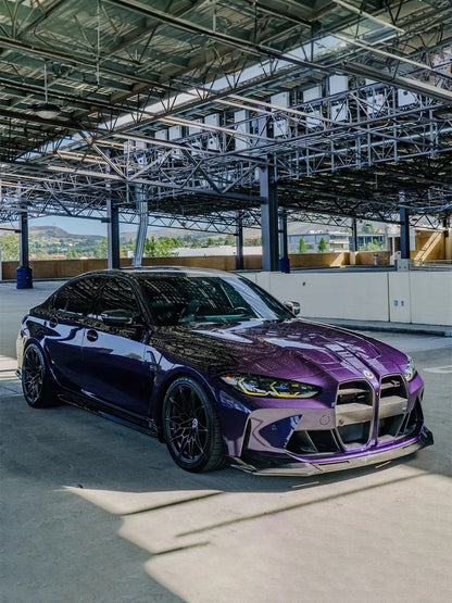 V Style Carbon Fiber Front Lip - BMW G80 M3 & G82 / G83 M4