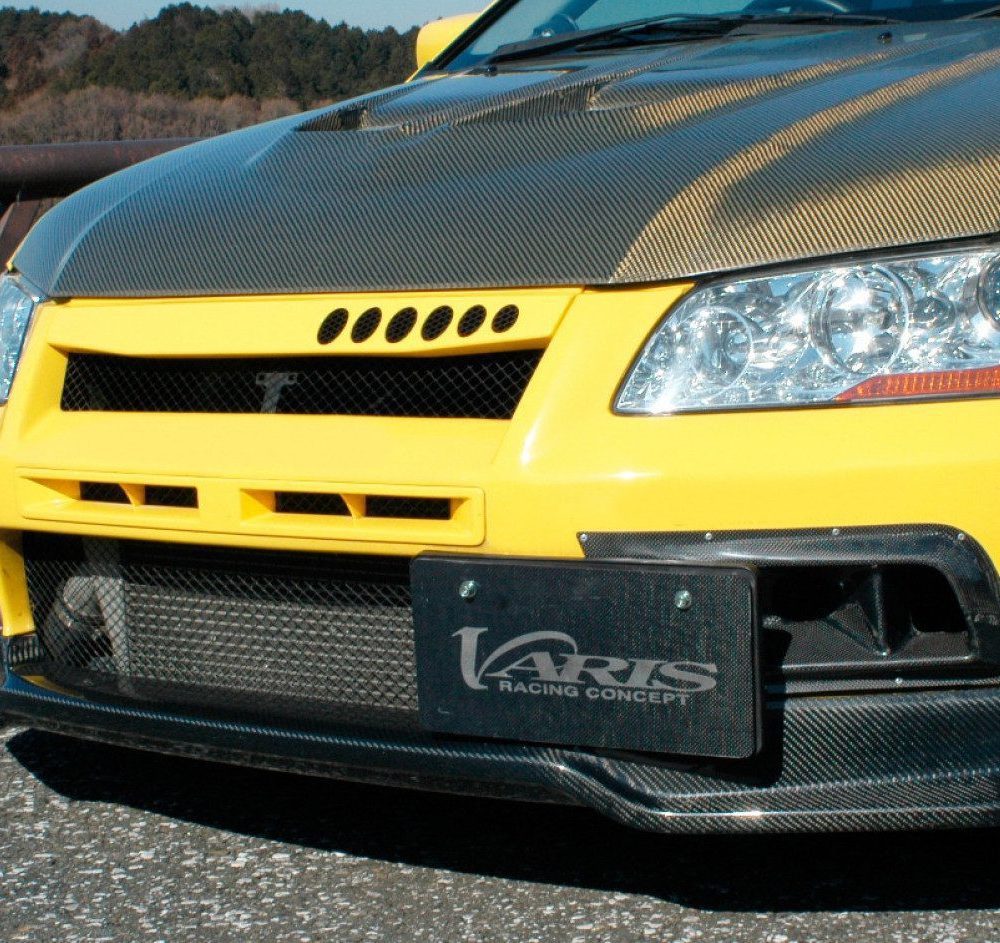 VARIS Carbon Air Cleaner Scoop for Normal Bumper for 2001-05 Mitsubishi Evo VII/VIII