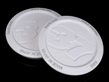 Volk Racing Center Cap Model 37 - White (1) Each