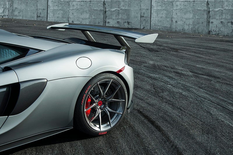 Vorsteiner VX Aero Carbon Fiber Wing Blade w/ Carbon Fiber Uprights for McLaren 570S