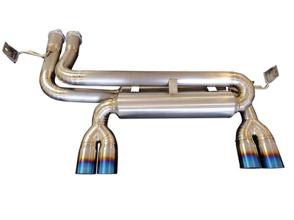 BMW E46 M3 Titanium Rear Section Exhaust System (2001–2006) – Quad 76mm Tips | Race Version