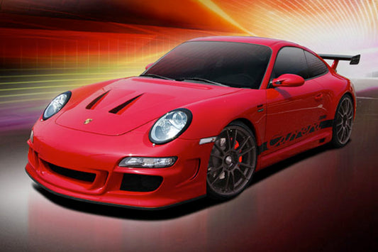 Warm Collection Headlight Trim (Carbon) for Porsche 911 Carrera (997) 2005-2013