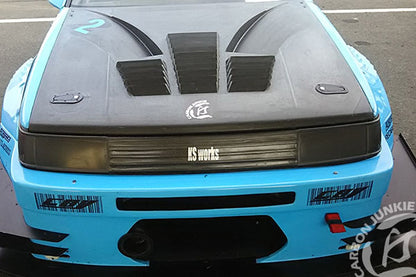Workshop Takumi Carbon Junkie Ver.1 (Dry Carbon Fiber) Aero Hood for Toyota Levin (AE86) 1983-1987