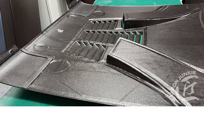Workshop Takumi Carbon Junkie Ver.1 (Dry Carbon Fiber) Aero Hood for Toyota Trueno (AE86) 1983-1987