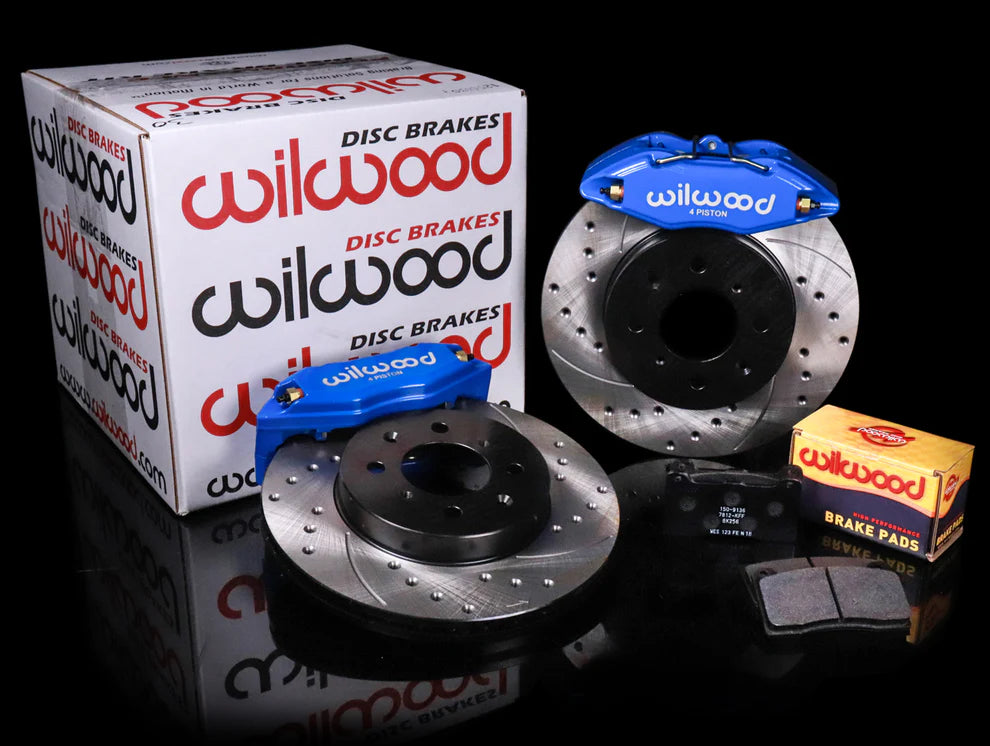 Wilwood DPHA Front Caliper & Rotor Brake Kit - Competition Blue Honda/ Acura