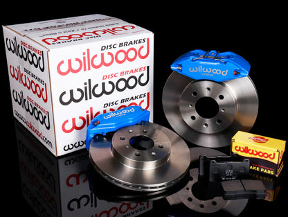 Wilwood DPHA Front Caliper & Rotor Brake Kit - Competition Blue Honda/ Acura