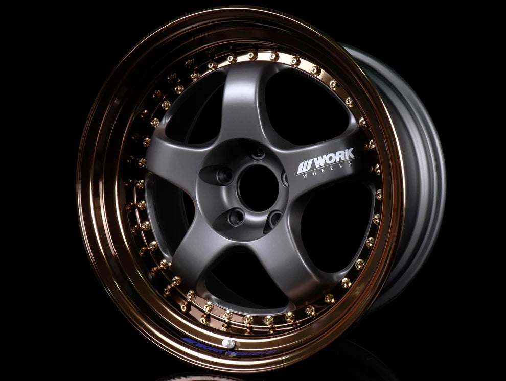 Work Meister S1 3-piece - Matte Gunmetal / Bronze - 18" / 5x114.3 (4)