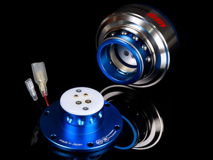 Works Bell Rapfix Steering Wheel Quick Release Black, Red, Silver, Orange Blue