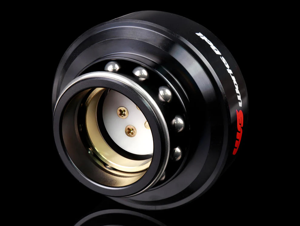 Works Bell Rapfix Steering Wheel Quick Release Black, Red, Silver, Orange Blue