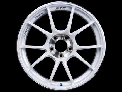 Advan Racing RZ III Wheels - Racing White Metallic / 18x9.5 / 5x114.3 / +35