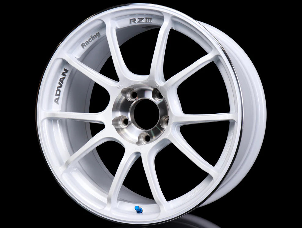Advan Racing RZ III Wheels - Racing White Metallic / 18x9.5 / 5x114.3 / +35