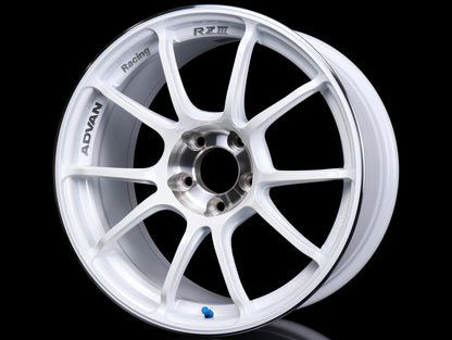 Advan Racing RZ III Wheels - Racing White Metallic / 18x9.5 / 5x114.3 / +35