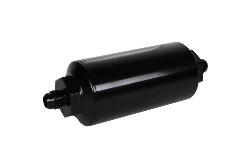 Aeromotive In-Line Filter - AN-06 238 Stainless Mesh Element - Anodized Black
