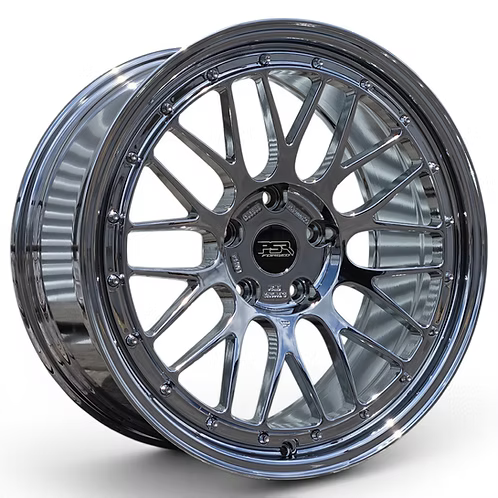 (4) PSR Forged, Chrome, (2)19x9 +31 (2)19x10 +25, 5X120, 72.6
