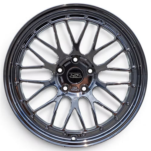 (4) PSR Forged, Chrome, (2)19x9 +31 (2)19x10 +25, 5X120, 72.6