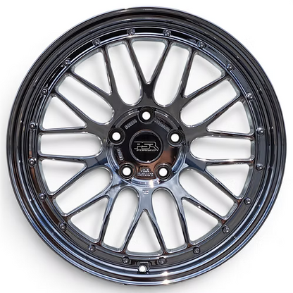 (4) PSR Forged, Chrome, (2)19x9 +31 (2)19x10 +25, 5X120, 72.6
