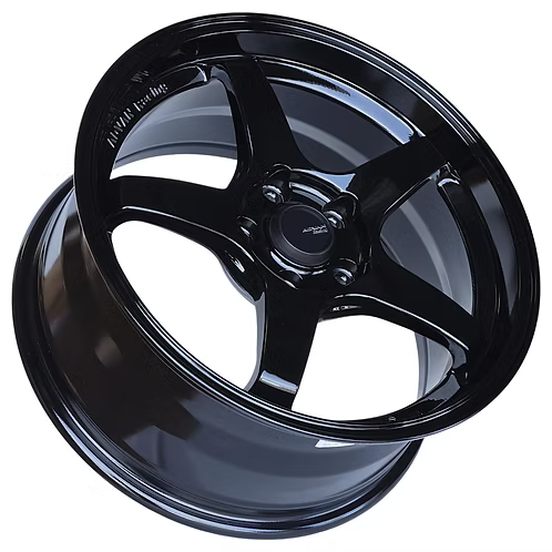 (4) GT style, Gloss Black, 17x8 +35, 5X112